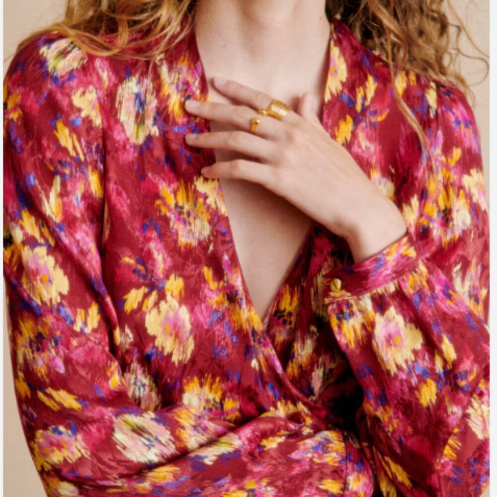 Sezane Abelia Blouse, Size 38